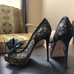 Valentino lace heels